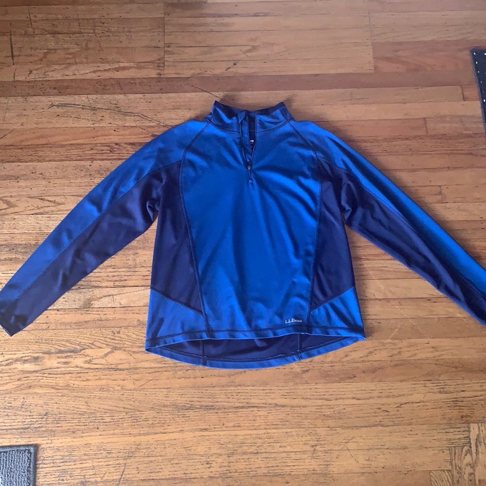 MEN’S LL BEAN ATHLETIC QUARTER ZIP (L) - Picture 1 of 8
